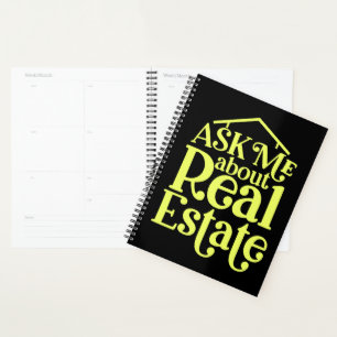 Agenda Funny Agente Inmobiliario Gift Home Broker Realtor