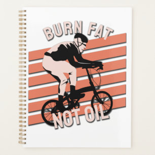 Agenda Funny Bike Rider Design - Quemar grasa no aceite