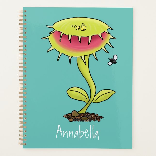 Agenda Funny carnívoro Venus trampa de mosca personalizad (Anverso)
