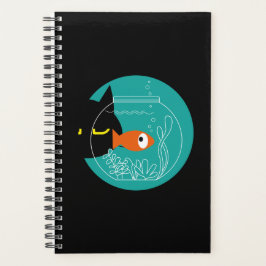 Agenda Funny Cat & Fish Planner – Kuro Catto + Kin-chan