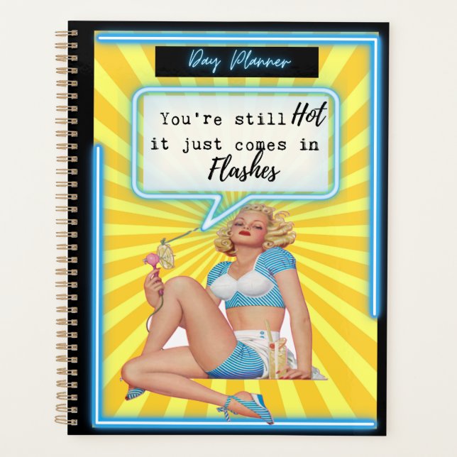 Agenda Funny Day Planner/Journal For Women Sassy-Flash (Anverso)