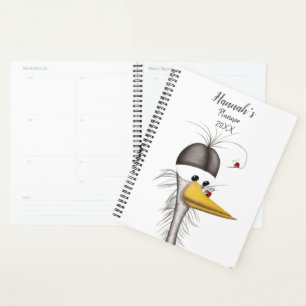 Agenda Funny Egret Personalizado