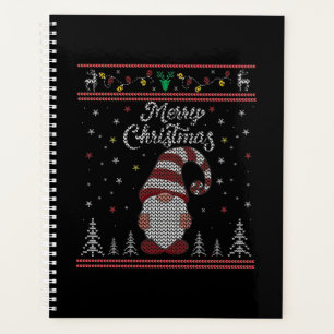 Agenda Funny Gnome Merry Christmas