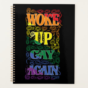 Agenda Funny LGBTQ   Woke Up Gay Again   Gay Pride