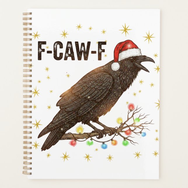 Agenda Funny Navidades Crow Raven F-CAW- F (Anverso)