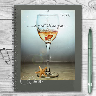 Agenda Funny Ocean Design Wine Year