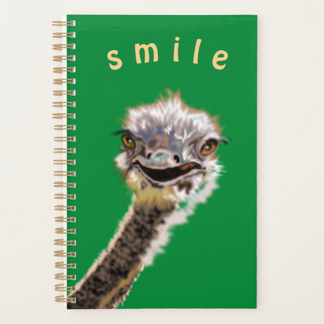 Agenda Funny Ostrich Planner (Anverso)