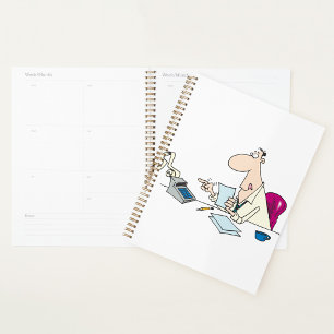 Agenda Funny Personalizado Contador Oficina Humor