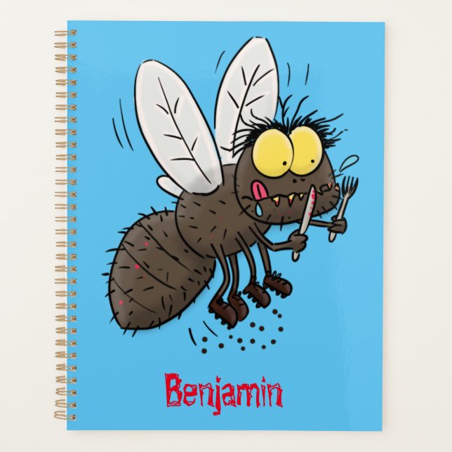 Agenda Funny personalizado de insectos de herradura (Anverso)