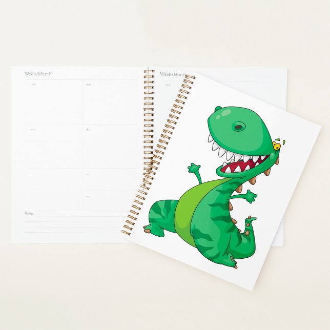 Agenda Funny Personalizado Dinosaur Roaring T-Rex (Subido por el creador)