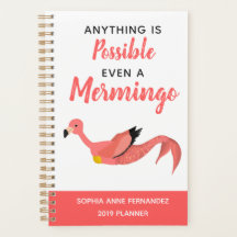 Funny Sirena Inspiradora Flamingo Mermingo
