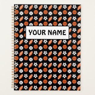 Agenda Funny Sports Balls Planner