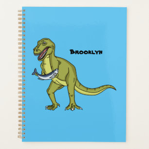 Agenda Funny T rex dinosaur ilustracion