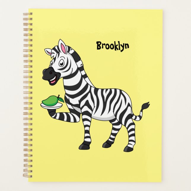 Agenda Funny zebra cartoon illustration (Anverso)