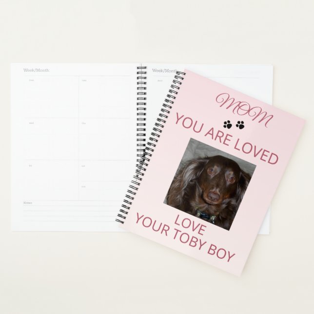 Agenda Fur-Kid Love Photo Planner Art (Demostración)