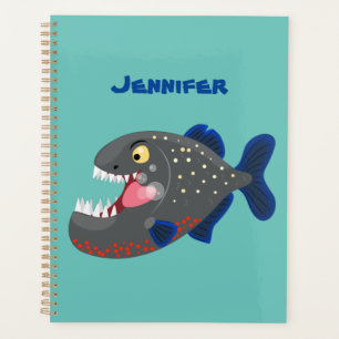 Agenda Furioso ilustracion personalizado de piranha