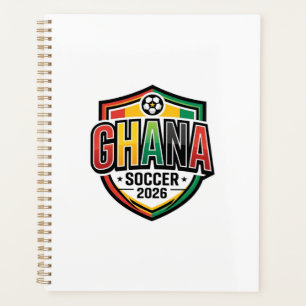 Agenda Fútbol Ghana 2026 Fútbol Negrita Tipografía País R