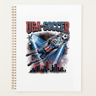 Agenda Fútbol USA Esqueleto Delantero Naciones Deportes P