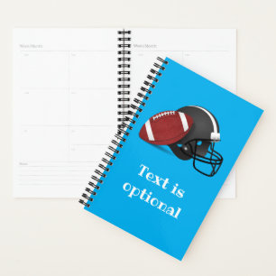 Agenda Fútbol y casco de fútbol