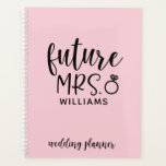 Agenda Futuro Sra. Boda<br><div class="desc">Manténgase organizado con su planificación boda con este planificador personalizado con su futuro apellido.</div>