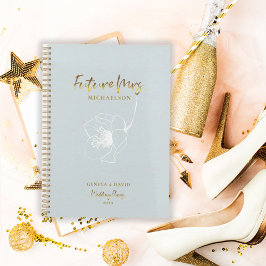 Agenda Futuro Sra. Tinte Dorado Azul Rubor
