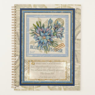 Agenda G Creación Oficina Flor azul