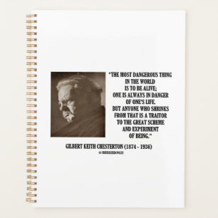 Agenda G.K. Chesterton Gran Esquema Experimento de Ser