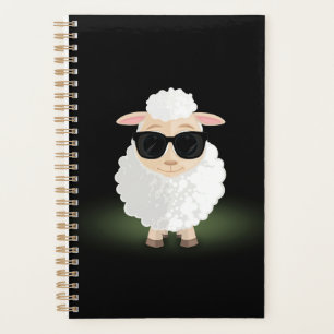 Agenda Gafas de sol Cool Sheep Neon Verde Diversión Estét