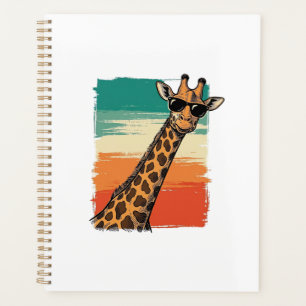 Agenda Gafas de sol de jirafa geniales Camiseta vintage p