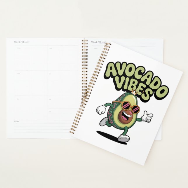 Agenda Gafas divertidas Aguacate (Demostración)