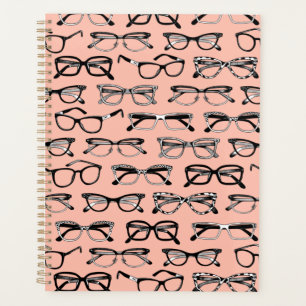 Agenda Gafas rosadas pálidas, anteojos, anteojos