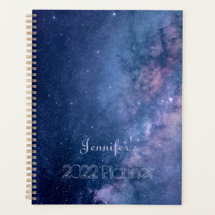 Agenda Galaxia azul y púrpura