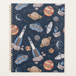 Agenda Galaxy Space ship Sky Moon Universe