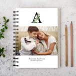 Agenda Galería de monografías botánicas de 4 fotos mensua<br><div class="desc">Delicada Galería de Monogramas Botánicos de 4 Fotos planner personalizado mensual.</div>
