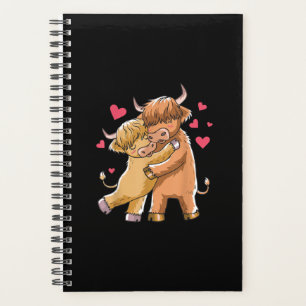 Agenda Ganado de Cuddle Highland Regalo para criadores de