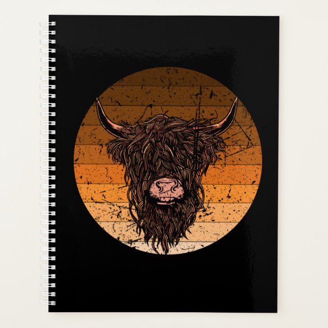 Agenda Ganado vacuno de las Highlands escocesas (Anverso)