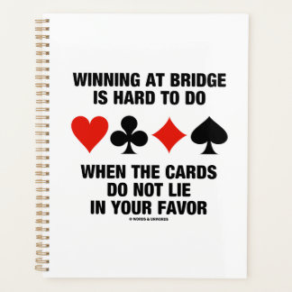 Agenda Ganar en Bridge es difícil cuando las tarjetas no