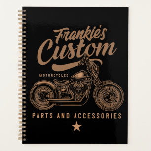 Agenda Garaje de motocicleta Bobber Personalizado de moto
