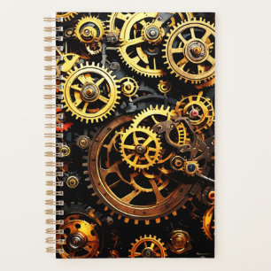 Agenda Gases de relojería de Steampunk 1004