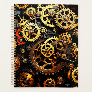 Agenda Gases de relojería de Steampunk 1004