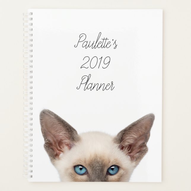 Agenda Gatito personalizado (Anverso)