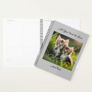 Agenda Gatitos Adorables en la hierba