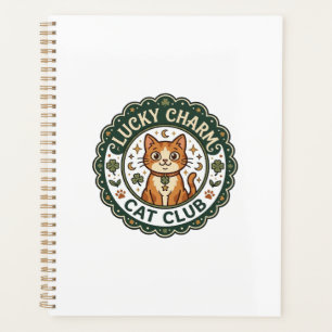 Agenda Gato Amuleto de la Suerte POD Arte Vectorial - Gat
