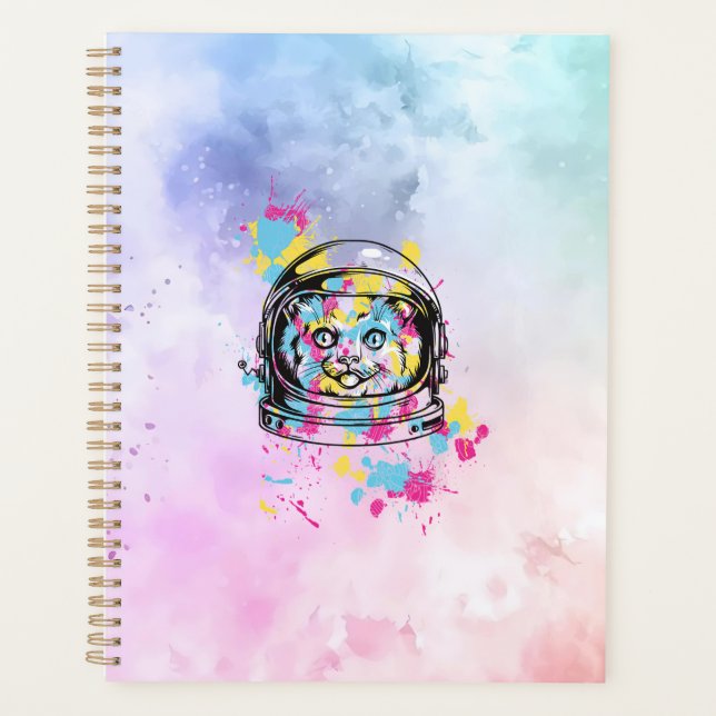 Agenda Gato Astronauta (Anverso)