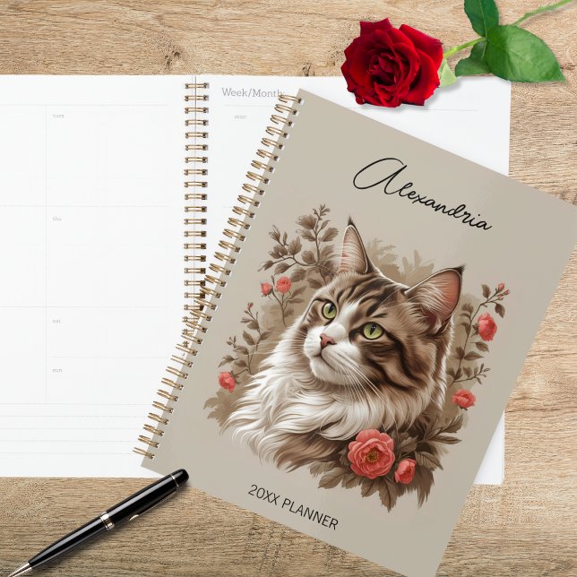 Agenda Gato atigrado  (Subido por el creador)