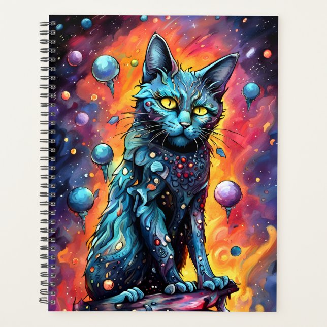 Agenda Gato azul I (Anverso)