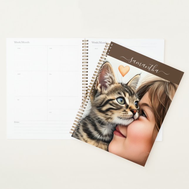 Agenda Gato blanco majestuoso (Demostración)