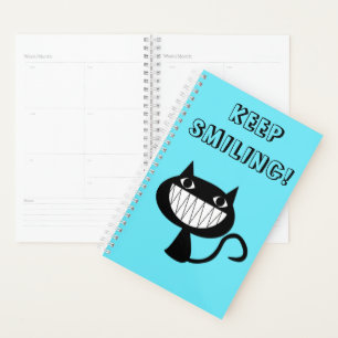Agenda Gato cómico "SIGA SONRIENDO"