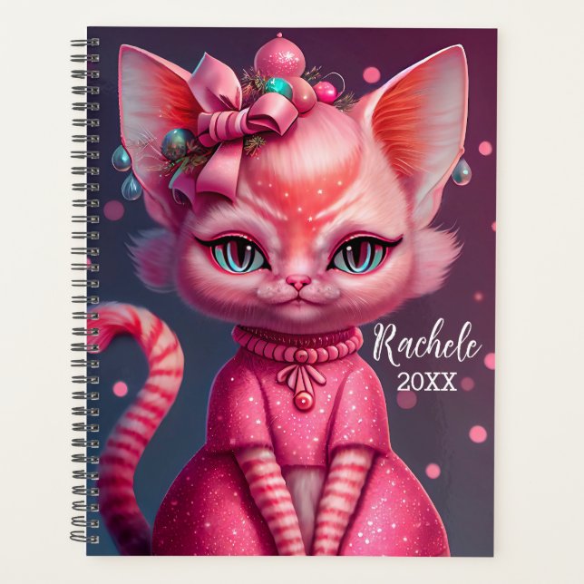 Agenda Gato curado animado (Anverso)