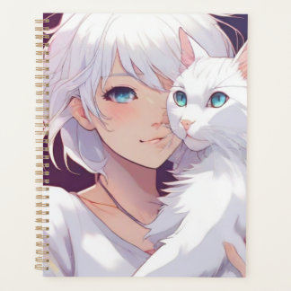 Agenda Gato de damas blancas